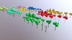Lowpoly Trees Pack #1