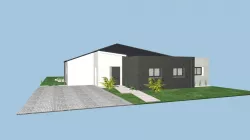 M Plain Pied Ardoise Sans Garage