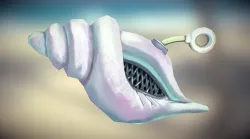 Magic conch shell Spongebob Fan Art
