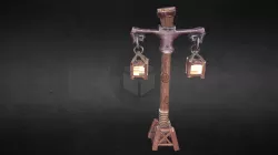 Medieval Lantern Pole