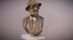 Old Man Bust