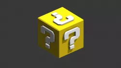 Super Mario Flat Cube