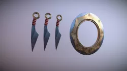 Throwing Weapons Set