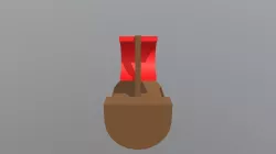 Tiny Low-Poly Pirate Ship
