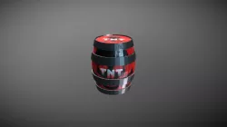 TNT Explosives Barrel