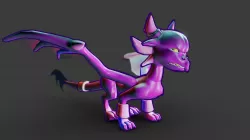 WIP for Dragonite in T-Pose Wings