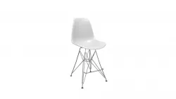 Zip Counter Chair White - 100582