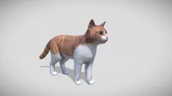3d modelling my cat: Fripouille