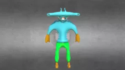 Aqua Themed Character - Hammerhead