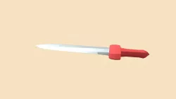basic sword low polly