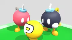 Bob-Ombs finds P-Balloon!