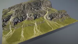 Dried Riverbed Hills