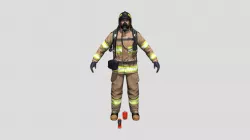 Fire Fighter Low Fbx