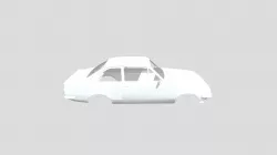 Ford Escort MK2 RS 2000 Printable Body Car