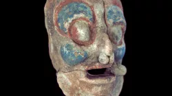 Fragment of an incense burner stand, Seibal