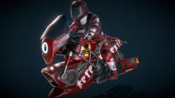 Futuristic Hoverbike