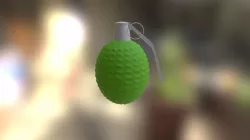 Low Poly Hand Grenade