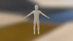 Low Poly Human Base