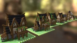 )-(Medieval Houses)-(