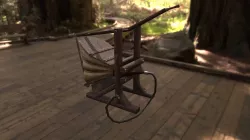 Medieval wood big bellows epic forge prop