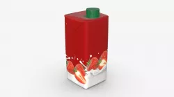 Milkshake cardboard box packaging 470 ml