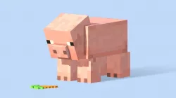 MINECRAFT PIG WITH CARROT
