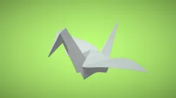 paper flamingos