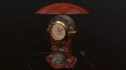 Quartz Clock Lamp - Game Ready