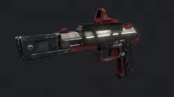 Renetti Pistol - Red Paint Skin