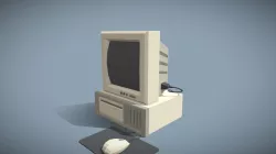 Retro Computer & Monitor