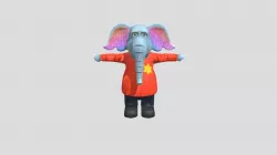 Sarik Character Blue