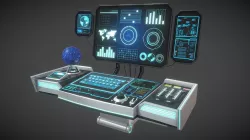 Sci-Fi Control Panel