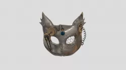 Steampunk Masquerade Cat Mask