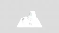 Terrain Test 2 - Low poly - Island