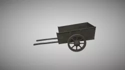 Wood wheelbarrow / Carretilla de madera