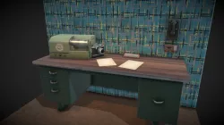 1950s office slice