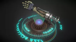 Artificial Arm with Bone