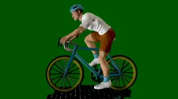 Cyclist - racing position - free 3d printable