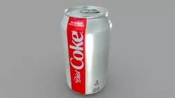 Diet Coke Can Color 3D Scan
