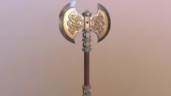 Dwarven Axe (Game Asset)