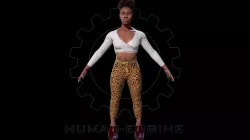 Female Scan- Tiana [Rigged + Clothes]