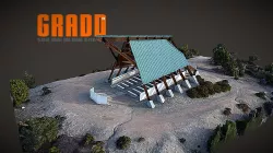 GRADD 3D Model of Chapel at Kimball Scout Camp