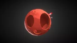 Happy Moon 3D Logo