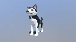 Husky Pup Exercise