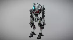 Low Poly Titanfall 'Ronin' mech.