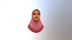 Lowpoly Hijab Character