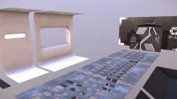 Modular Space Station Interior