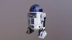 R2D2 Model Textured
