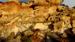 Weathered Sandstone Wall