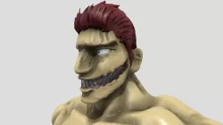 Zebra Bust from Toriko (sculpt)